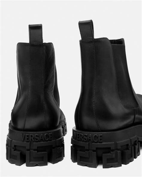 vintage versace mens boots|versace autumn men's shoes price.